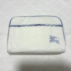 新品 BURBERRY バーバリー ポーチ ロゴ刺繍
