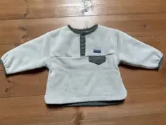 F.O.KIDS フリースジャケット 80サイズ グレー/グリーン
