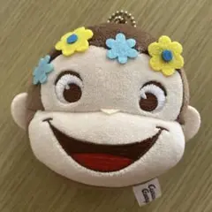 おさるのジョージ　フェイスマスコット　キーホルダー　チョコギフト