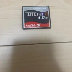 コンパクトフラッシュカード　サンディスク　動作確認済み4GB.