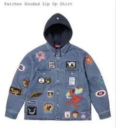 2025年最新】Supreme Patches Hooded Zip Up Shirtの人気