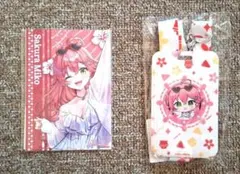 ホロライブ◆DMMスクラッチ◆さくらみこ◆チャーム付カードホルダー◆セット◆B