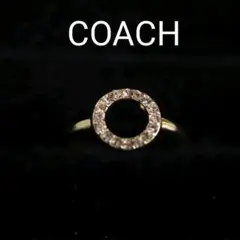 【匿名配送】COACH コーチ リング 指輪 11号 ゴールド