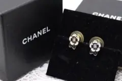 【シャネル ヴィンテージ】カメリア ココマーク ピアス 刻印あり 05P