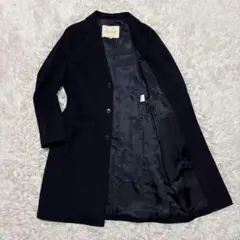 現行タグ　Mackintosh 　チェスターコート ウール 青系　L相当　42