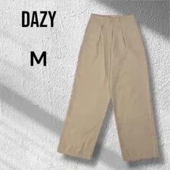 DAZY　イージー　ワイド　ストレート　チノタックパンツ