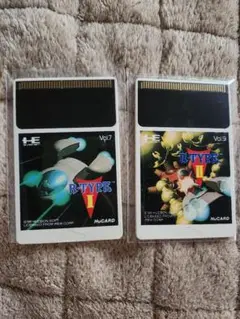 R-TYPE I & II HuCARD セット