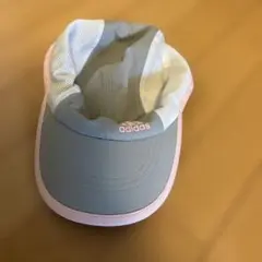 adidas グレー ピンク キャップ