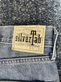 levi's silver tab ルーズ　W31 アイスブルー　インディゴ