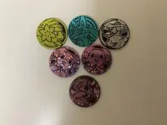 ポケモンバッジ&ダメージセット コイン6枚入り