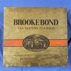 BROOKE BOND TEA TASTER'S TEA BAGS の木製箱