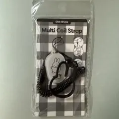 ミッフィー　ストラップ スマホ コイル ストラップ　ぐるぐる　新品　未使用