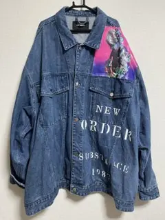 ジャケット・アウター RAF SIMONS18SS New Order Denim Jacket Raf Simons X New Order Printed Denim Jacket in Blue for Men