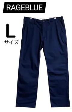 #10%引きRAGEBLUE チノパン Lサイズ ネイビー メンズ　レイジブルー