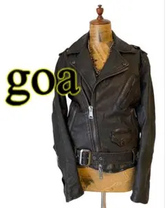 希少★ライダース★レザージャケット ゴア goa S サイズ 皮革 革 ベルト付