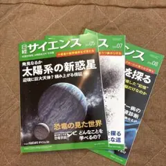 日経サイエンス　　2025年5.7.8月号3冊セット