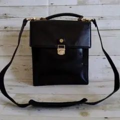 GOLD PFEIL ゴールドファイル 2WAY レザーショルダーバッグ