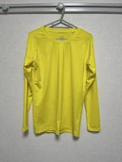 【サッカーアンダーシャツ】GAViC イエロー 長袖シャツ M-L