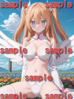 A0500　A4ポスター　AIイラスト　同人　美少女　シークレット変更可