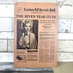 ブリキ看板☆ マリリンモンロー THE SEVEN YEAR ITCH 478