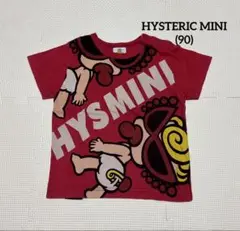 【ヒステリックミニ】　ミニちゃん　Tシャツ　赤　(90㌢)
