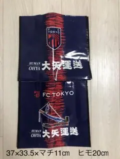FC東京 ビニールトートバッグ　新品　２つ