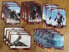 ゴジラカードゲーム　赤カードセット