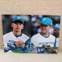 北海道日本ハムファイターズ　L判サイズフォト　郡司裕也　野村佑希
