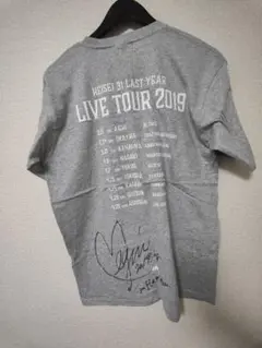 【未使用】サイン入り　森恵　LIVE Tシャツ