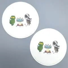 バムとケロ ぶた 島田ゆか コースター セット ユリア・ヴォリ イラスト ケロ