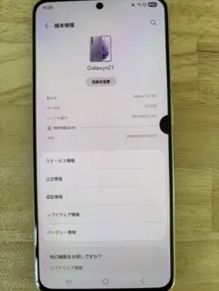 Galaxy S21 5G SC-51B ピンク