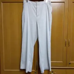 23区　リネンレーヨンストレッチワイドパンツ　大きいサイズ　46
