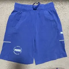 PUMA 青 ハーフパンツ