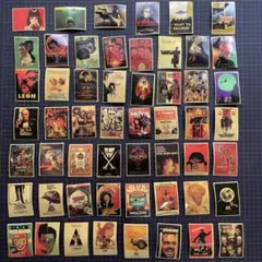 洋画ポスター 名作映画 欧米映画 ポスター ハリウッド映画 ステッカー50枚#&