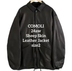 COMOLI 24AWコモリ シープスキンコーチジャケット サイズ1 美品 COMOLI (コモリ) シープスキン コーチジャケット