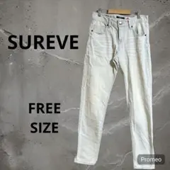SUREVE スキニーデニム ブラック ホワイト