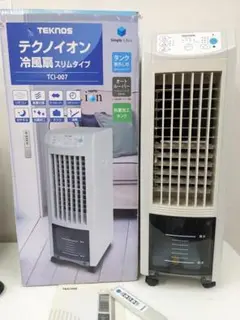 即購入OK！TEKNOS 冷風機 TCI-007 スリムタイプ TEKNOS 冷風機 冷風扇 自然風 マイナスイオン搭載 タワー型