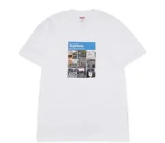 新品 白 L Supreme Verify Tee FW20 画像認証