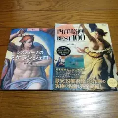 システィーナのミケランジェロ & 西洋絵画 BEST 100　2冊セット