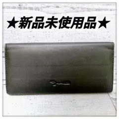 【新品未使用品】長財布 ブラック レザー ロングウォレット ウォレット
