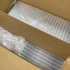 ①オーバルマルチメディア DVDケース 15mm厚トールケース クリア 65個