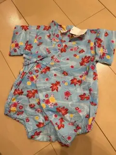 新品　にほんせいじんべい ロンパース 甚平 70cm