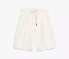 極美品ZARA(ザラ)オフホワイトショートパンツ