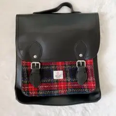 【美品】早い者勝！ハリスツイード 2way リュック チェック ツイード バッグ