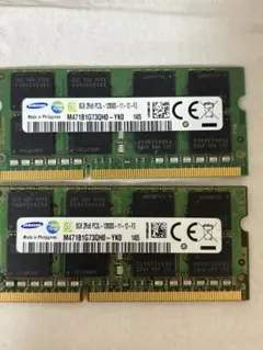 Samsung 8GBx2 DDR3 メモリ M471B1G73QH0-YKO