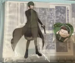 おそ松さん　チョロ松　ジャージメイド　ハート缶バッジ　スパイ　アクリルスタンド