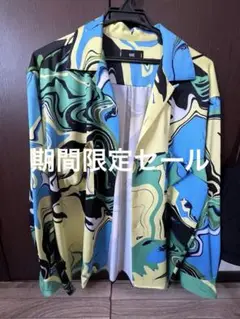 【期間限定セール中】HARE マーブルオープンカラーシャツ