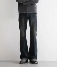 パンツ fax copy express WIDE LEG DIRTY JEANS Fax Copy Express wide leg suits pants｜Yahoo!フリマ（旧