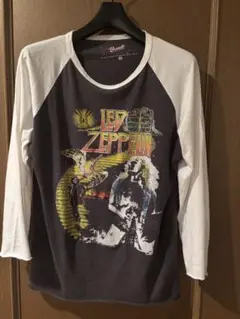 Y2K 美品LEDZEPPELINラグラン七分バンTBravado正規ライセンス