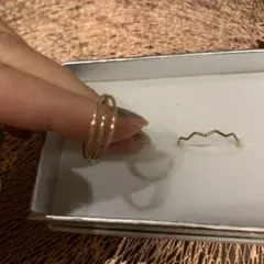 コンアフェット k10 3連リング